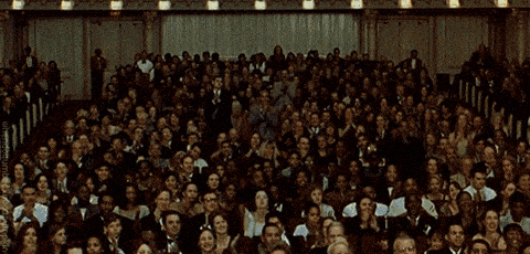 Audience cheering